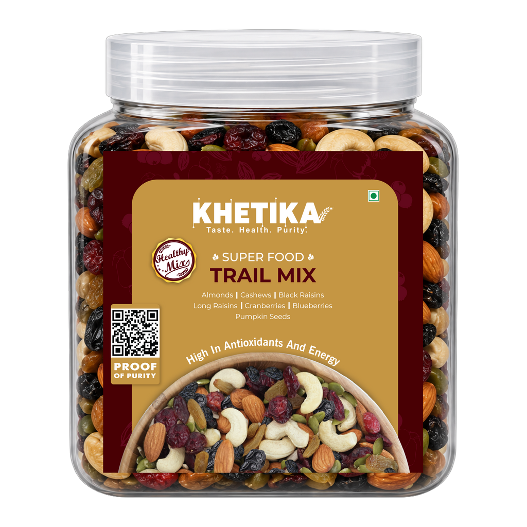 Khetika Premium 7-in-1 Trail Mix Jar