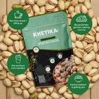 Khetika Premium Roasted & Salted Pistachios