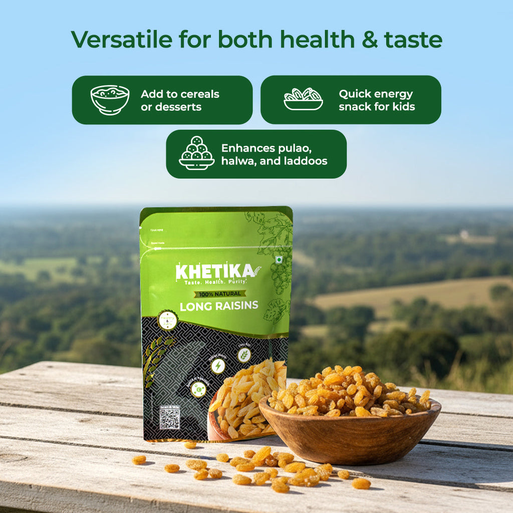 Khetika Premium Long Raisin