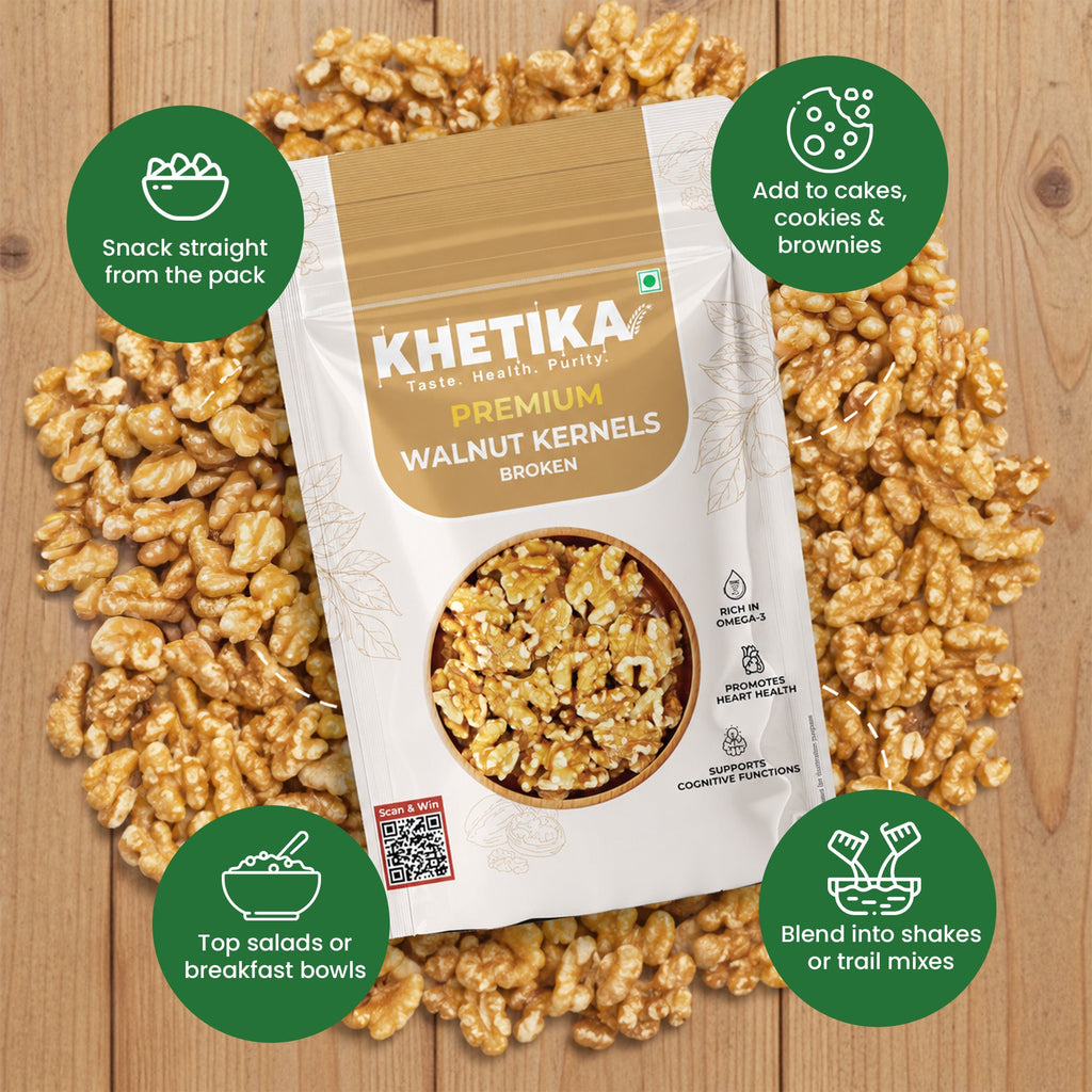 Khetika Premium Walnut Broken