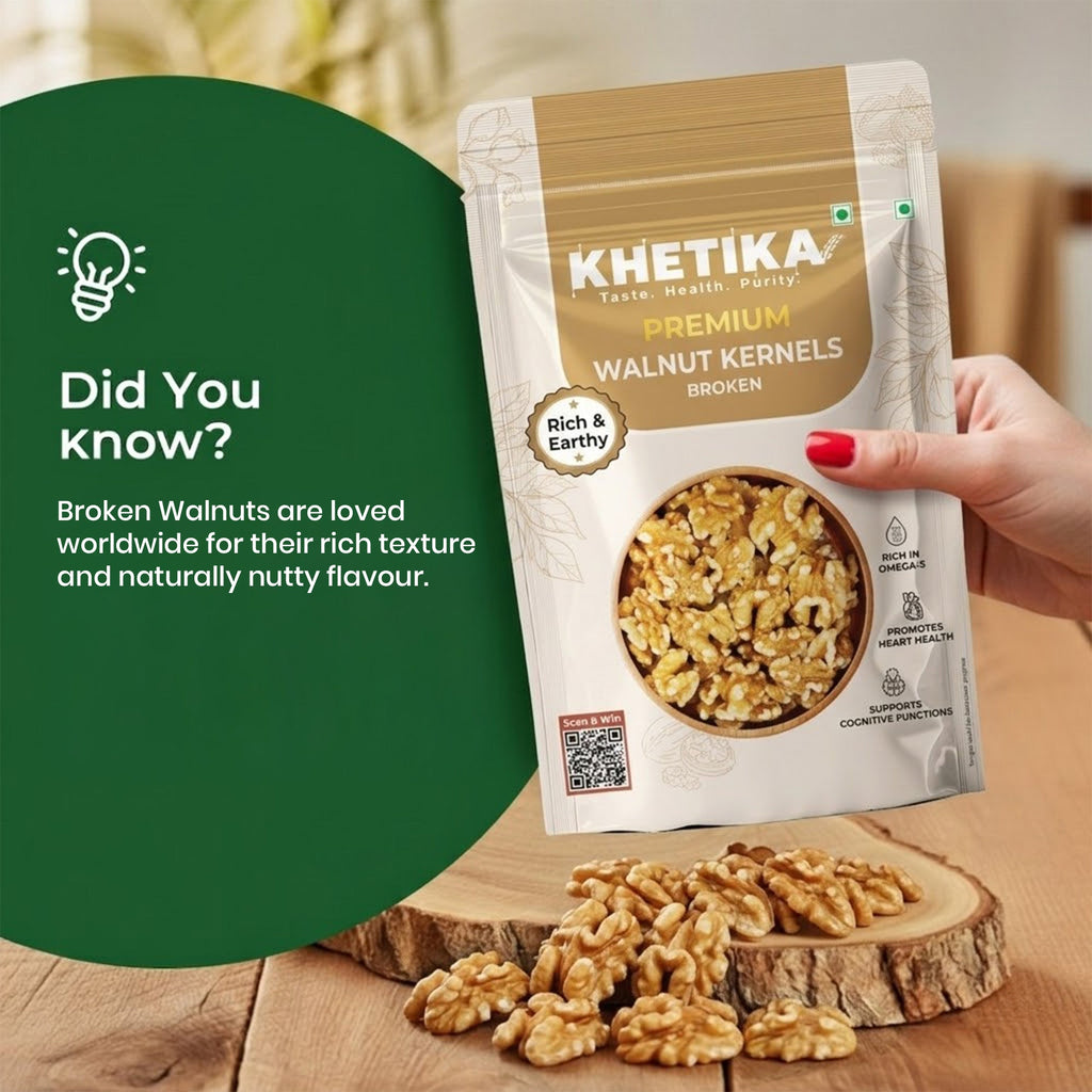 Khetika Premium Walnut Broken