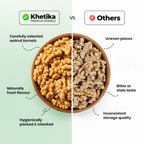 Khetika Premium Extra Light Halves Walnut